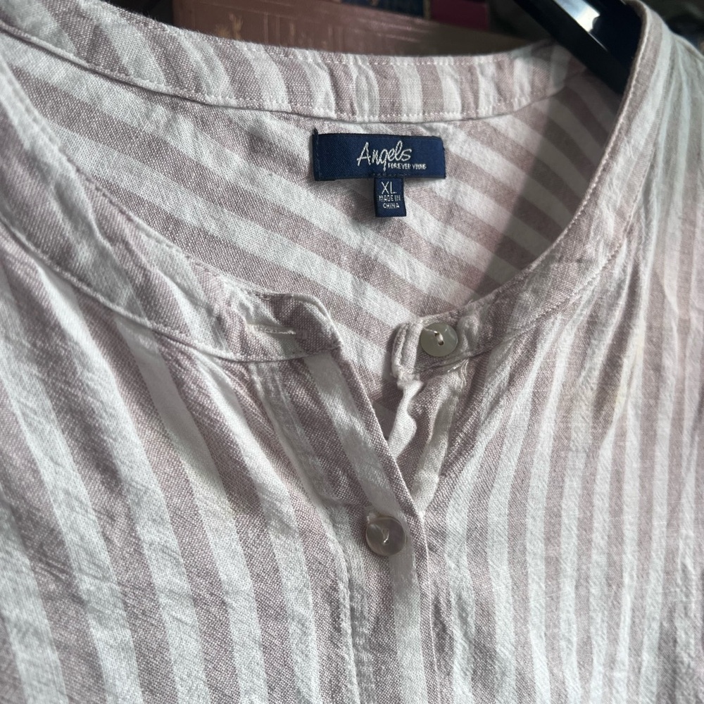 Striped Linen Shirt - Picture 2 of 4